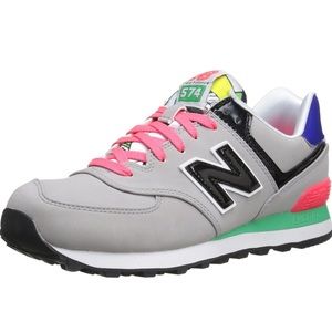 NEW BALANCE 574 POP TROPICAL SNEAKER SIZE 8.5